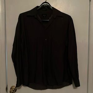 Claiborne Charcoal Grey Button up Shirt